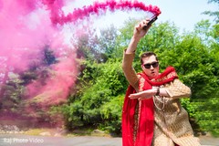 Joyful Indian groom at their sangeet celebration portrait Joyful Indian groom at their sangeet celebration portrait