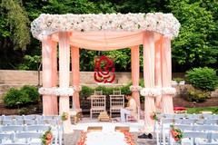 Brilliant Indian wedding mandap. Brilliant Indian wedding mandap.