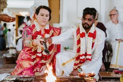 Lovely shot of the Indian bride and groom Lovely shot of the Indian bride and groom