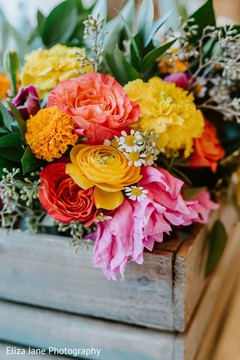 Floral arrangement details Floral arrangement details