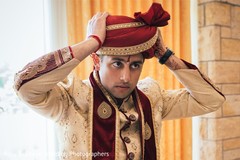 Handsome Raja getting ready. Handsome Raja getting ready.