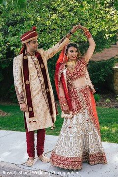 Indian newlyweds heartfelt moment Indian newlyweds heartfelt moment