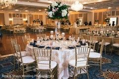 Tall wedding reception floral centerpiece. Tall wedding reception floral centerpiece.