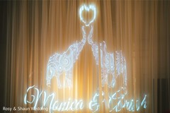 Beautiful Indian couple's monogram. Beautiful Indian couple's monogram.