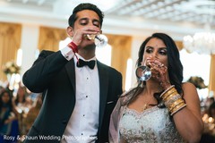 Indian couple's toast. Indian couple's toast.