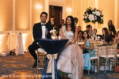 Ravishing indian couple at their reception Ravishing indian couple at their reception