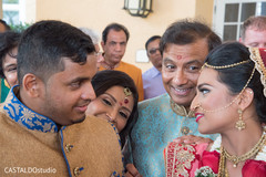 Indian bride with special guest Indian bride with special guest