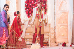 Maharani and Raja during the ceremony Maharani and Raja during the ceremony