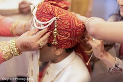 Indian groom getting his Sehra on. Indian groom getting his Sehra on.