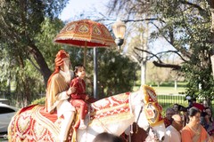 Cheerful Indian baraat procession outdoors photography. Cheerful Indian baraat procession outdoors photography.