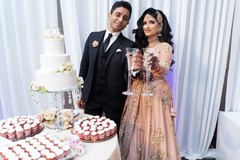 Indian couple having cheers. Indian couple having cheers.