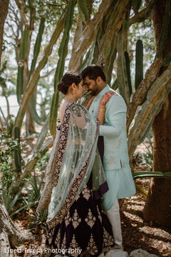 Enchanting indian couple outdoors capture. Enchanting indian couple outdoors capture.
