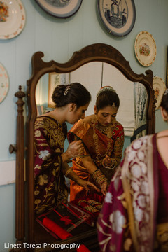 Indian bride getting her bangles on. Indian bride getting her bangles on.