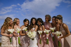 Amazing Indian bride and bridesmaids photo idea. Amazing Indian bride and bridesmaids photo idea.