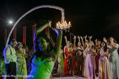 Lovely bride throwing the bouquet Lovely bride throwing the bouquet
