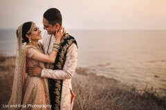 First look Indian couple scene. First look Indian couple scene.