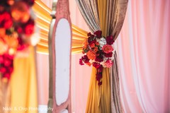 Graceful Indian wedding mandap floral decor. Graceful Indian wedding mandap floral decor.