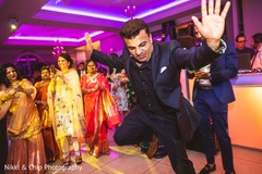 Upbeat indian wedding reception dance. Upbeat indian wedding reception dance.