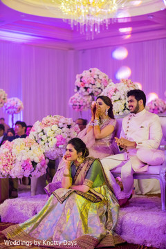 Newlyweds and special guest reacting Newlyweds and special guest reacting