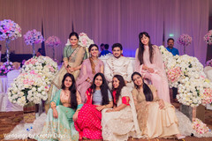 Special guests posing with the Maharani Special guests posing with the Maharani