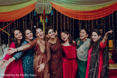Indian bridesmaids posing Indian bridesmaids posing
