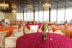 Colorful Sangeet table decorations. Colorful Sangeet table decorations.
