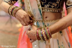 Closeup capture of maharani's sangeet belt waistband polki. Closeup capture of maharani's sangeet belt waistband polki.