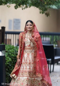 Sweet Indian bride about to meet the groom. Sweet Indian bride about to meet the groom.