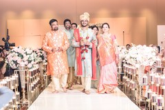 Charming Indian groom entering his wedding ceremony. Charming Indian groom entering his wedding ceremony.