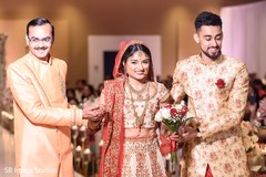 Impressive indian bridal entrance. Impressive indian bridal entrance.
