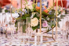 Marvelous Indian wedding flowers and candle decoration. Marvelous Indian wedding flowers and candle decoration.