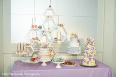 Marvelous Indian wedding reception treats table. Marvelous Indian wedding reception treats table.