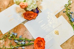 Elegant Indian wedding invitations. Elegant Indian wedding invitations.