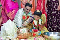 Joyful Indian pre-wedding ritual Joyful Indian pre-wedding ritual