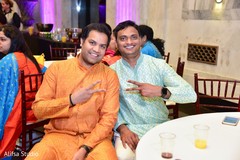 Indian wedding guests having fun. Indian wedding guests having fun.