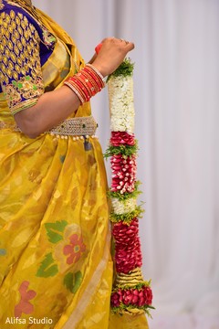 Closeup capture of impressive Indian wedding ceremony garland. Closeup capture of impressive Indian wedding ceremony garland.