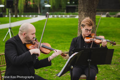 Musicians during the ceremony Musicians during the ceremony