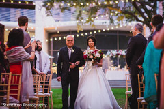 Bride making her entrance Bride making her entrance