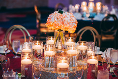 Elegant Sangeet candle lantern decor. Elegant Sangeet candle lantern decor.
