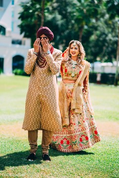 Lovely Indian groom about to meet his bride. Lovely Indian groom about to meet his bride.