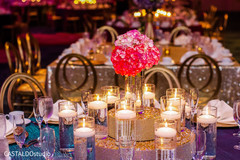 Fascinating Indian wedding table flowers decoration. Fascinating Indian wedding table flowers decoration.