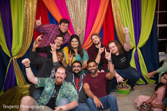 Indian bride with guests Indian bride with guests