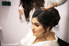 Indian bride getting ready Indian bride getting ready