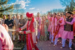 Raja having fun during baraat Raja having fun during baraat