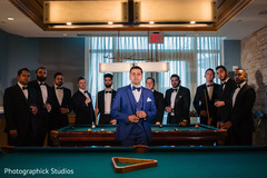 Indian groom with groomsmen Indian groom with groomsmen