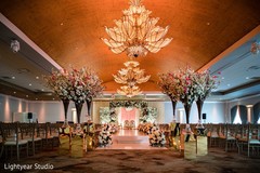 Stunning Indian wedding ceremony aisle decor. Stunning Indian wedding ceremony aisle decor.