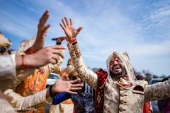 Elegant indian groom during baraat. Elegant indian groom during baraat.