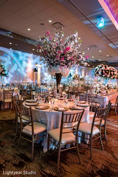 Beautiful Indian wedding floral centerpiece. Beautiful Indian wedding floral centerpiece.
