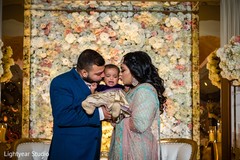 Graceful indian couple with lovely guest photo session. Graceful indian couple with lovely guest photo session.