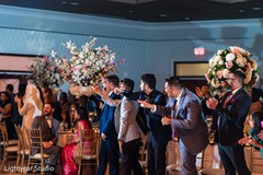 Lovely Indian wedding reception party. Lovely Indian wedding reception party.